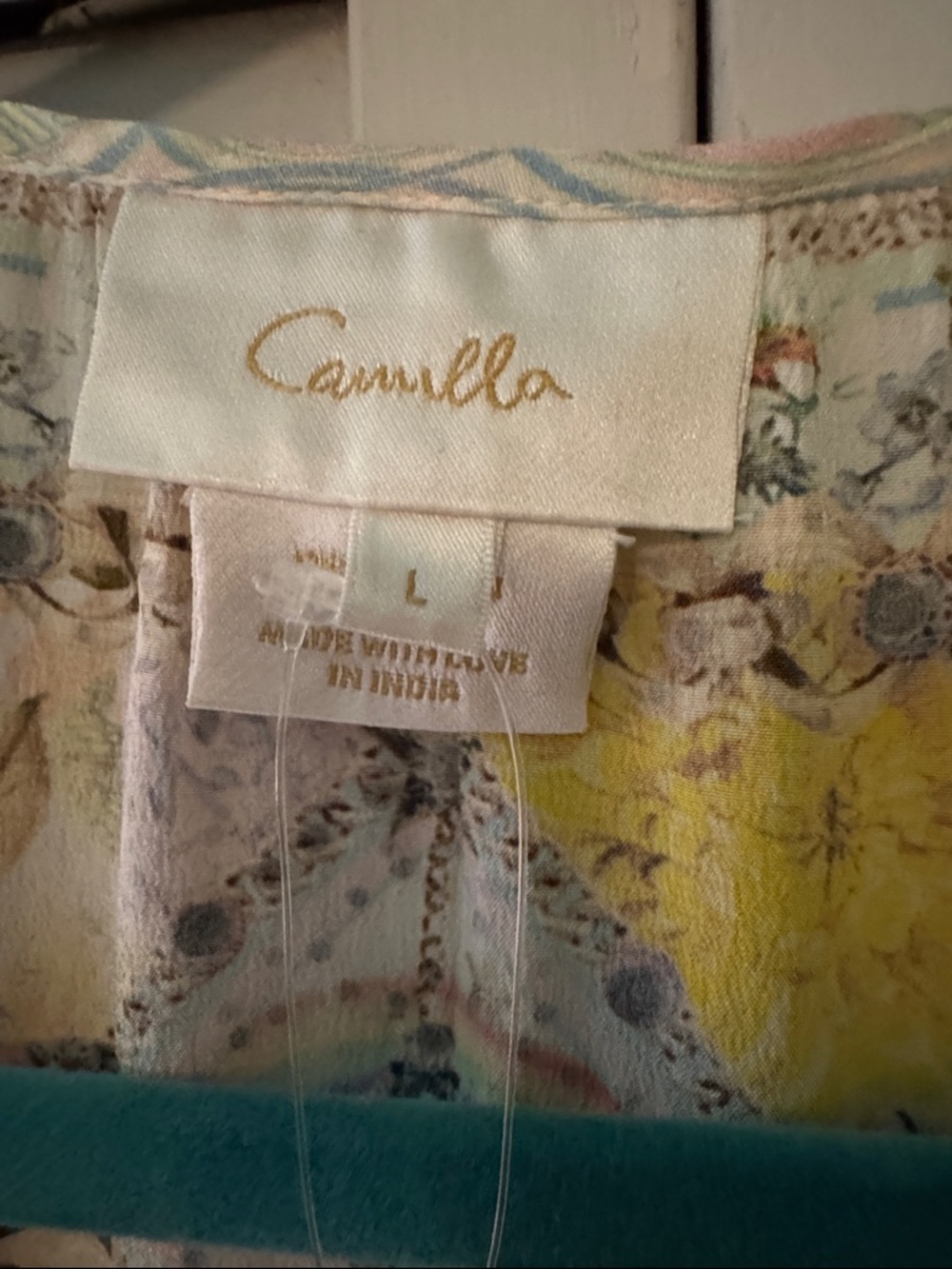 Camilla White Floral Mini Dress with Multicolor Bouquet Print - Picture 5 of 16